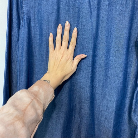 Susina-Chambray 100% tencel Button Up XS - Picture 4 of 7